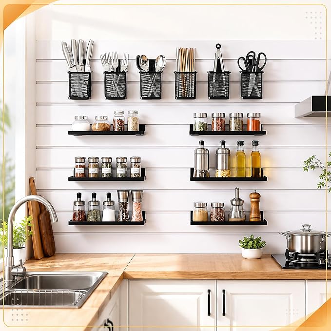 12 Sets Slatwall Accessories Shelves Cups - Image 6