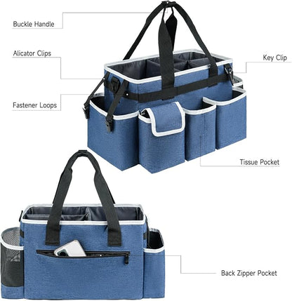 Cleaning Caddy, Cleaning Bag for Housekeepers, Cleaning Supplies Organizer - Image 3