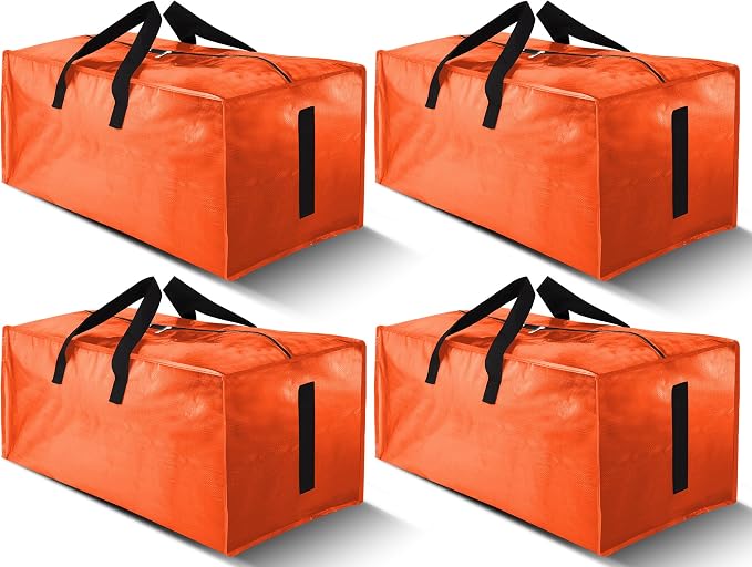 4 Pack Large Strong Moving Bags by HOMESURE