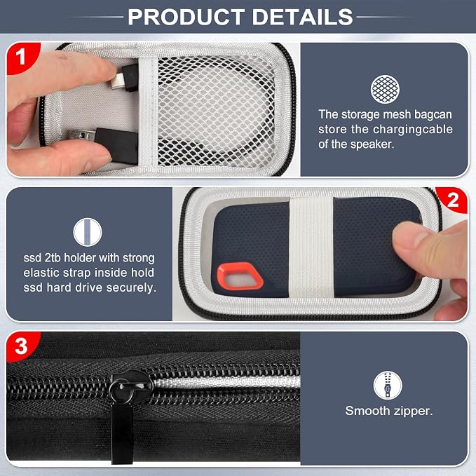 Case Compatible with SanDisk 1TB 2TB 500GB / - Image 2