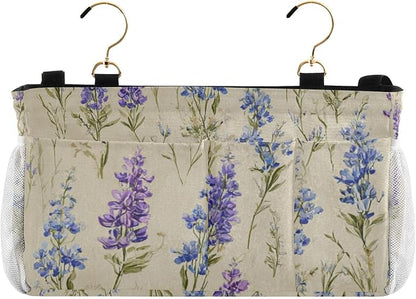 Bluebonnet Lavender Bedside Caddy by QwThum