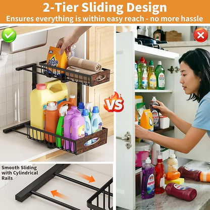 2-Tier Under Sink Organizer - Image 4