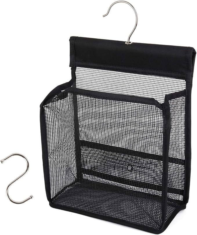 FishMM Hanging Mesh Shower Caddy College by Phying