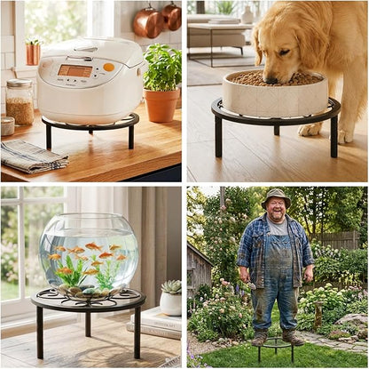 5 Pack Metal Plant Stands, Heavy Duty Potted Holder - Image 2