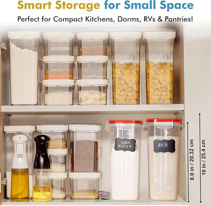 Shazo 2 Pack Small Airtight Cereal Containers Storage - Image 7