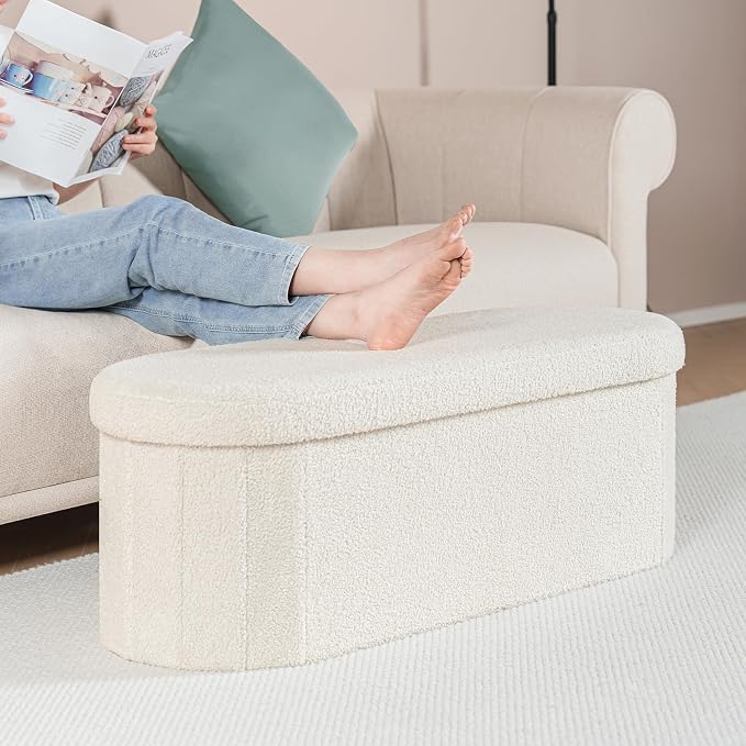 B FSOBEIIALEO Ottoman with Storage - Image 6