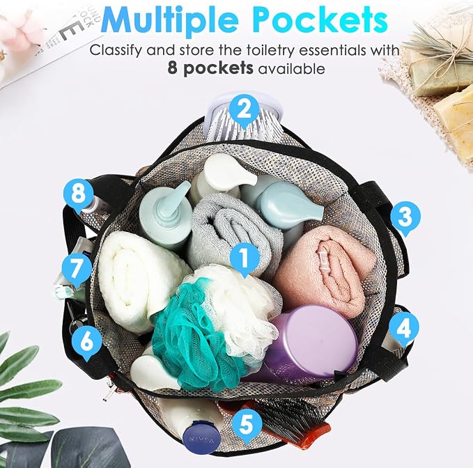 Fammart Mesh Shower Caddy Portable - Image 4
