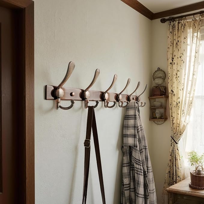 Dseap Coat Rack Wall Mount 2.0 Pro: 24” Long, 3X Tougher, Heavy Duty Stainless - Image 4