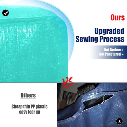 Cosy Family 12 Pack Heavy Duty Extra Large Moving Bags - Image 3