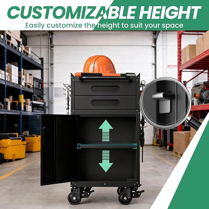 Garage Cabinet System | Heavy Duty Steel All-in-One Modular Garage Cabinet Set - Image 9