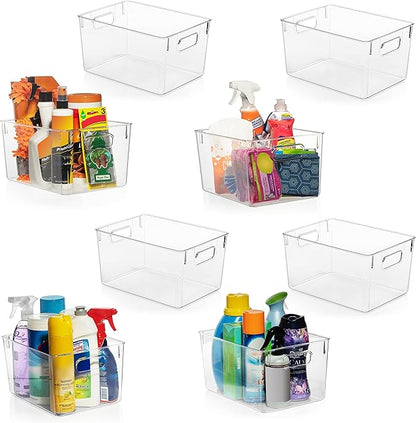 ClearSpace Clear Plastic Storage Bins – Pantry Organizers & Storage Containers by ClearSpace