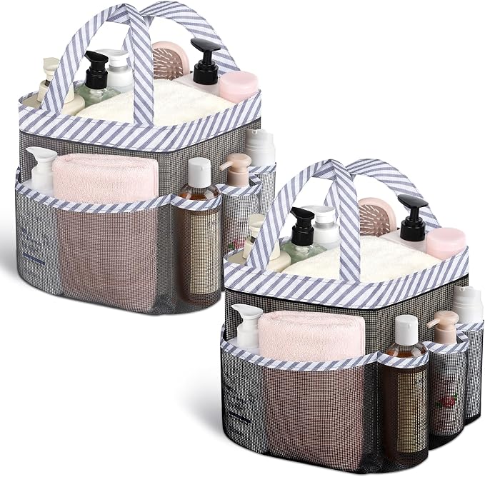 Mesh Shower Caddy Portable by Attmu