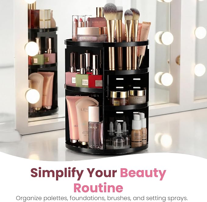 360 Rotating Makeup Organizer - Image 7