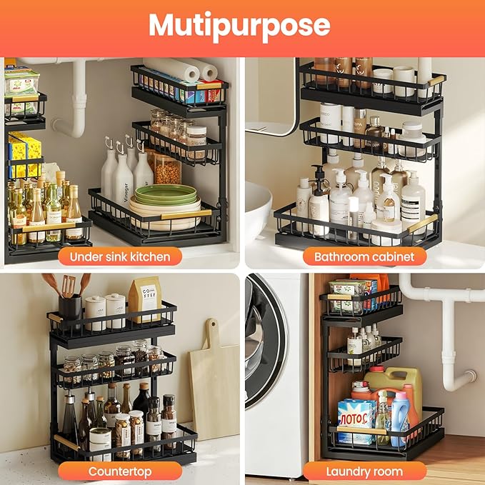 Under Sink Organizer and Storage - Image 7