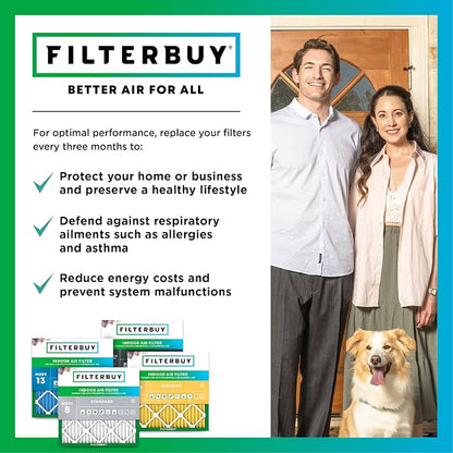 Filterbuy 20x22x5 Air Filter MERV 11 Superior Pet & Allergy Defense, Pleated - Image 7