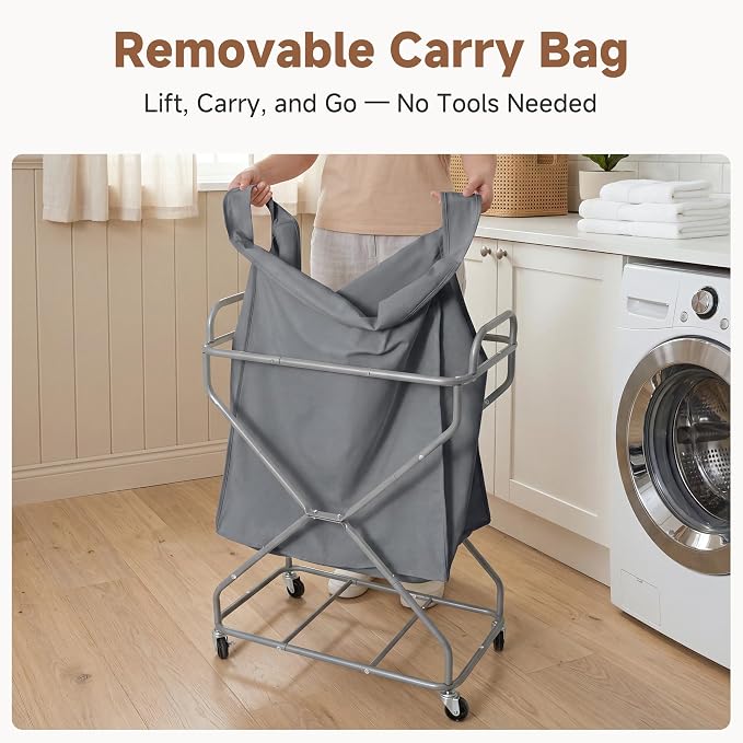 StorageWorks 2 Section Laundry Sorter - Image 5