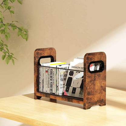 Wood Magazine Holder & Rack - Image 2