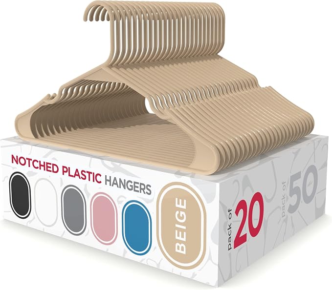 Sharpty Plastic Hangers Clothes Hangers by Sharpty