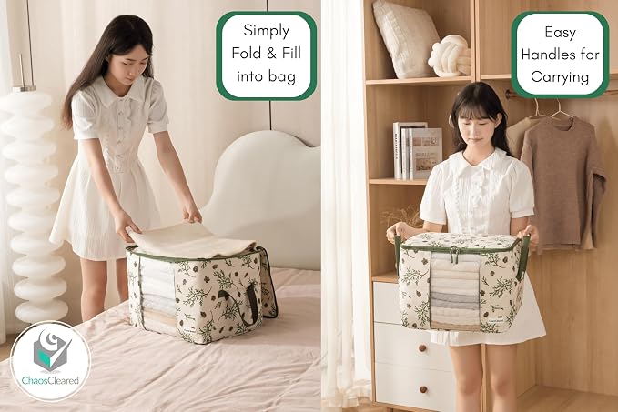 Canvas Storage Bags 2 Pack - Image 3