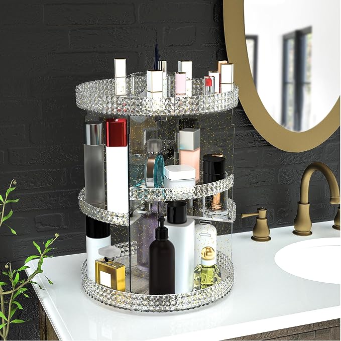 360 Degree Rotating Makeup Organizer, Extra Large Capacity Organizador De - Image 8