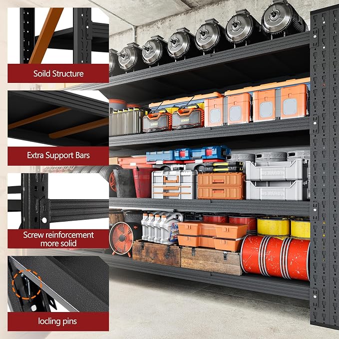 5000LBS Storage Shelves, Shelving Units Industrial Shelving - Image 6