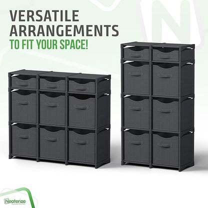 9 Cube Closet Organizers And Storage | Includes All Storage Cube Bins | Easy To - Image 4