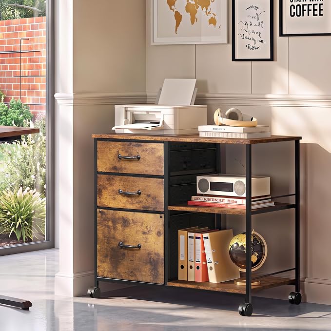 DEVAISE 3 Drawer Mobile File Cabinet - Image 2