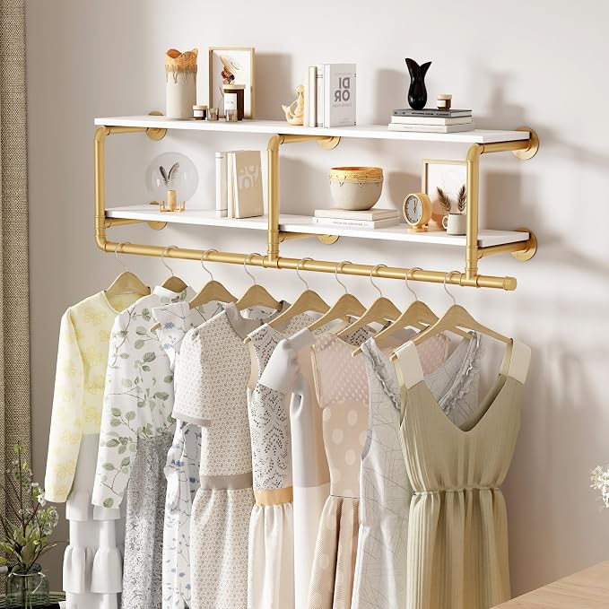 ORSENIGO Industrial Pipe Clothing Rack by ORSENIGO