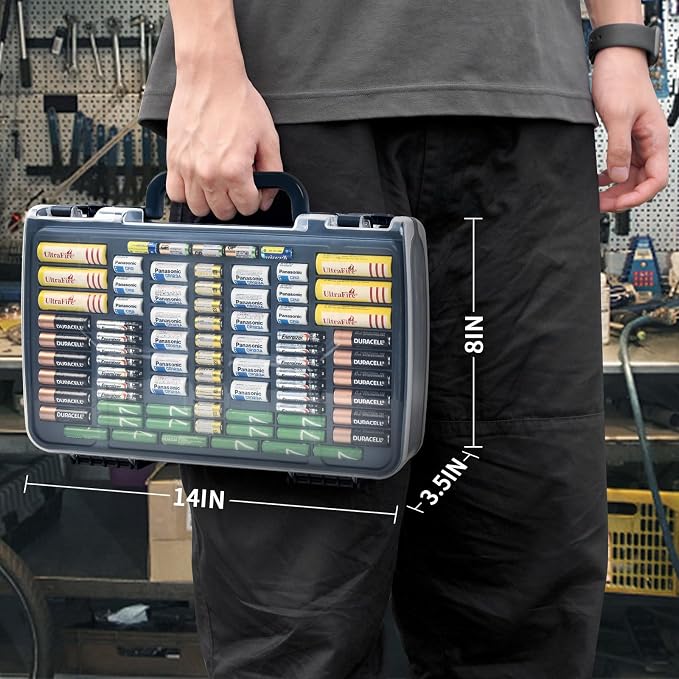 Battery Organizer Storage Holder Box Case - Image 9