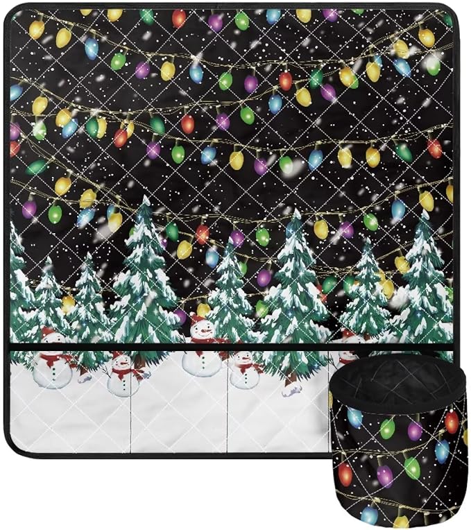 Gomyblomy Christmas Tree Sewing Machine Table Mat, Christmas Themed Polyester by Gomyblomy