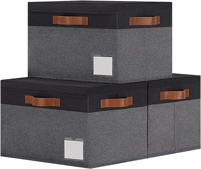 GhvyenntteS Extra Large Storage Bins by GhvyenntteS