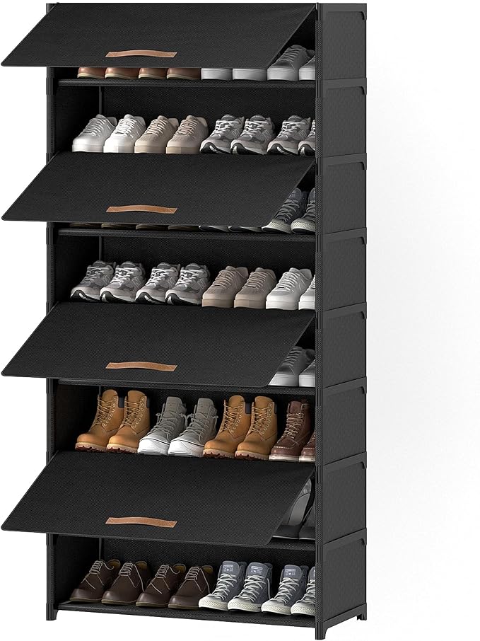 Shoe Rack, 9 Tier Shoe Storage Cabinet by UNITSTAGE