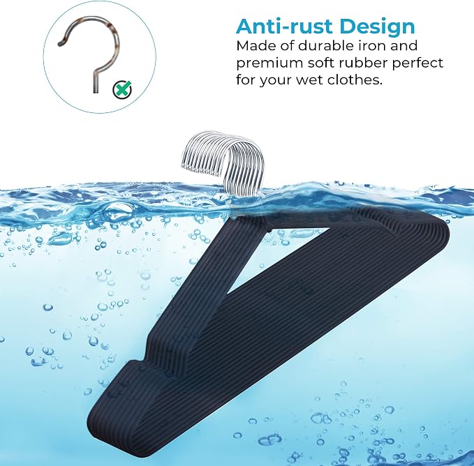JS Hanger Metal Hangers 16.5" Coat Hangers - Image 4