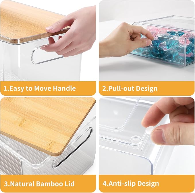 3Pcs Extra Large Laundry Room Organization and Storage, Stackable Storage - Image 8