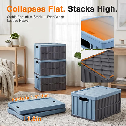 Citylife 64L Collapsible Storage Bins - Image 6