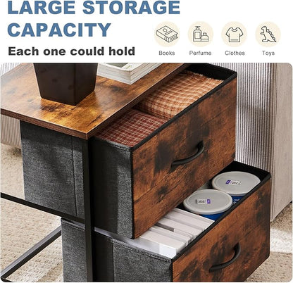 DUMOS Nightstand Small Dresser - Image 4