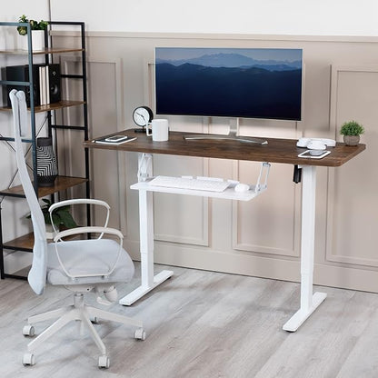VIVO Large Under Desk 27 x 11 inch Computer Keyboard and Mouse Tray - Image 8