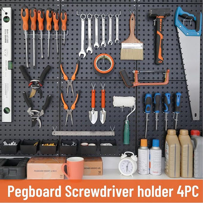 HUHOLE 4PC Pegboard Screwdriver Holder - Image 6