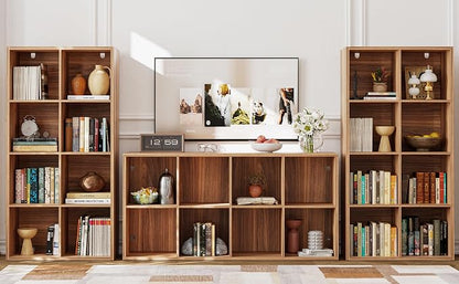 IRONCK Bookshelf, 8-Cube Storage Cube Shelf Organizer, Extra Thick Frame - Image 8