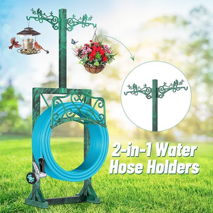 Garden Hose Holder for Outside, Upgraded Water Hose Holders - Image 7