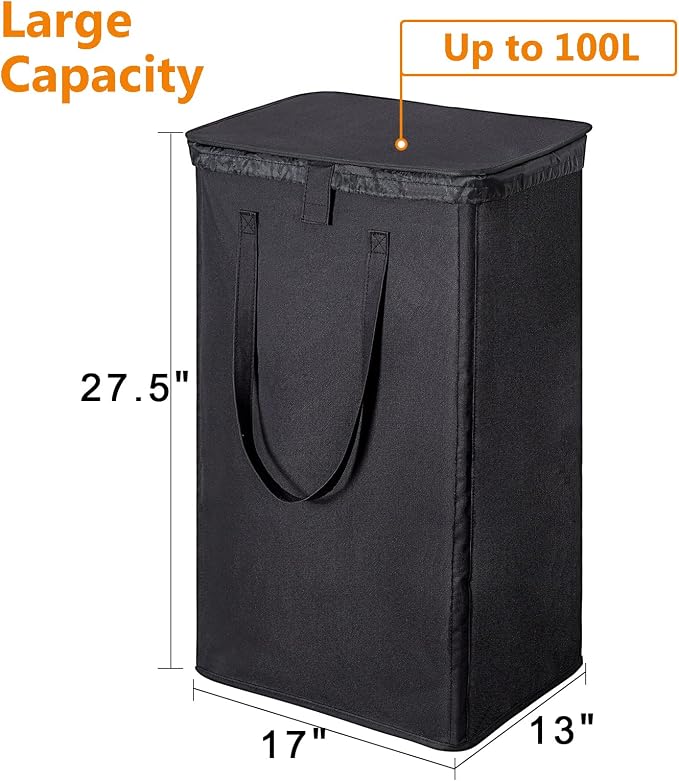WOWLIVE 100L Laundry Hamper - Image 4