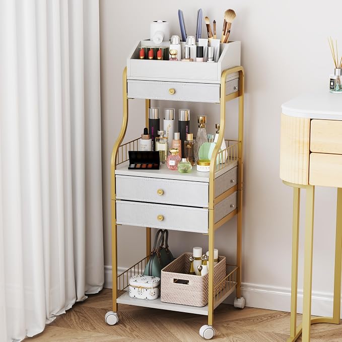 HapiRm Floor Makeup Organizer Storage by HapiRm