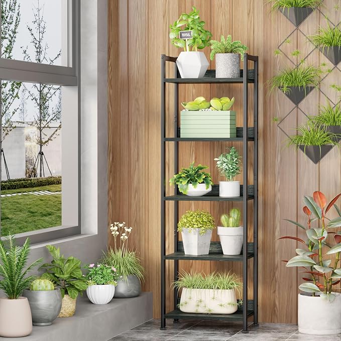 Furologee 5 Tier Bookshelf - Image 8