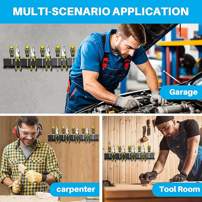 TSUMAZRURE Screwdriver Wall Rack, Screw Driver Holder and Screwdriver Rack - Image 7