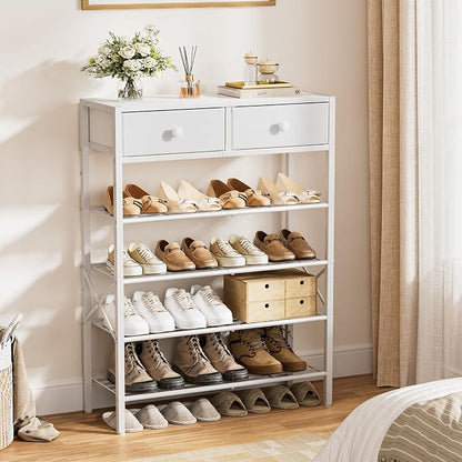 Shoe Rack for Entryway, 5 Tier Shoe Organizer - Image 2