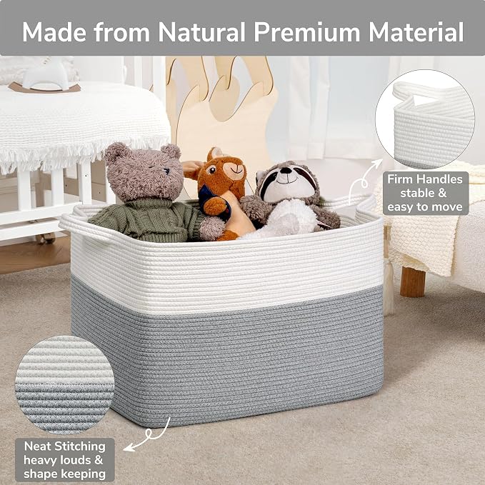 Goodpick Large Blanket Storage Baskets - Image 6