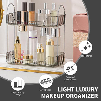 YCIA&DONE Bathroom Organizer Countertop, Makeup Storage, Skincare Cosmetic Tray - Image 5