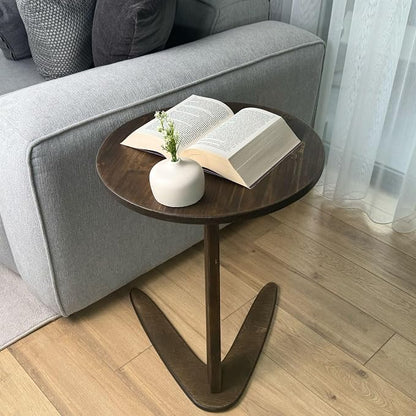 C-Shaped Handmade End Table, Side Table - Image 2