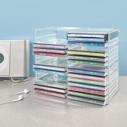 STORi Stackable Clear Plastic CD Organizer - Image 8