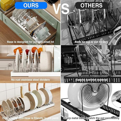 Pots and Pans Organizer Under Cabinet - Image 5